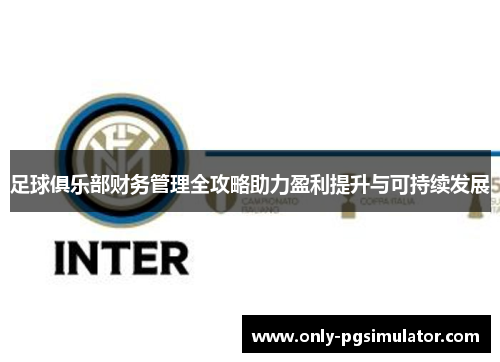 足球俱乐部财务管理全攻略助力盈利提升与可持续发展