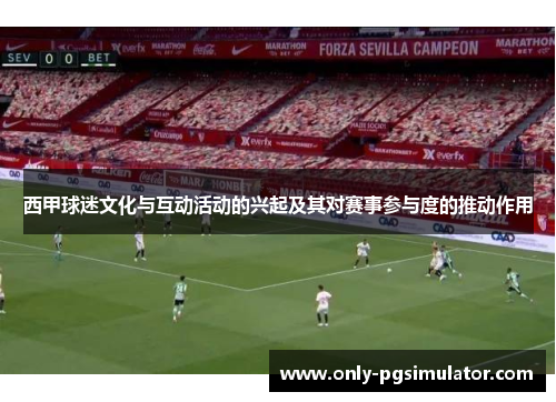 西甲球迷文化与互动活动的兴起及其对赛事参与度的推动作用